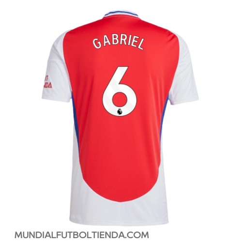 Camiseta Arsenal Gabriel Magalhaes #6 Primera Equipación Replica 2024-25 mangas cortas